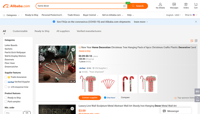 best-home-decor-dropshipping-suppliers-7-alibaba