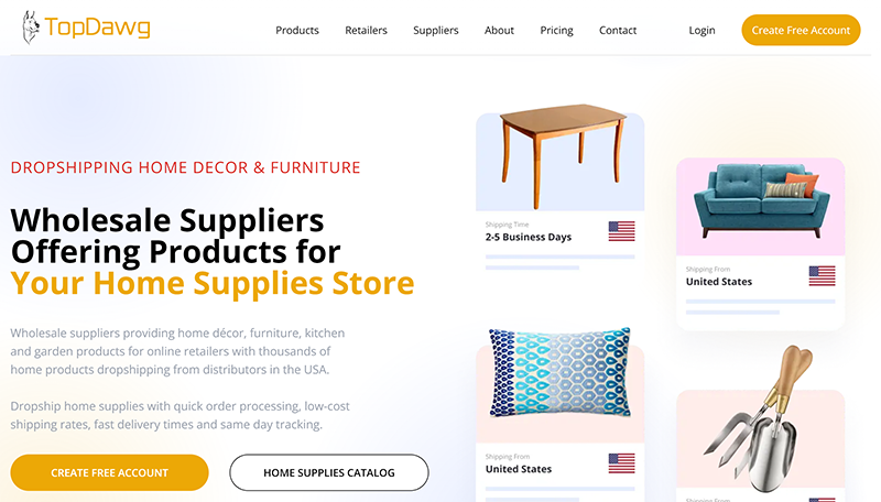 20 Best Home Decor Dropshipping Suppliers 2023 Dropshipman   1674705887 Best Home Decor Dropshipping Suppliers 16 Topdawg 