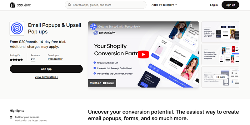 best-shopify-apps-tried-and-tested-3-personalizely