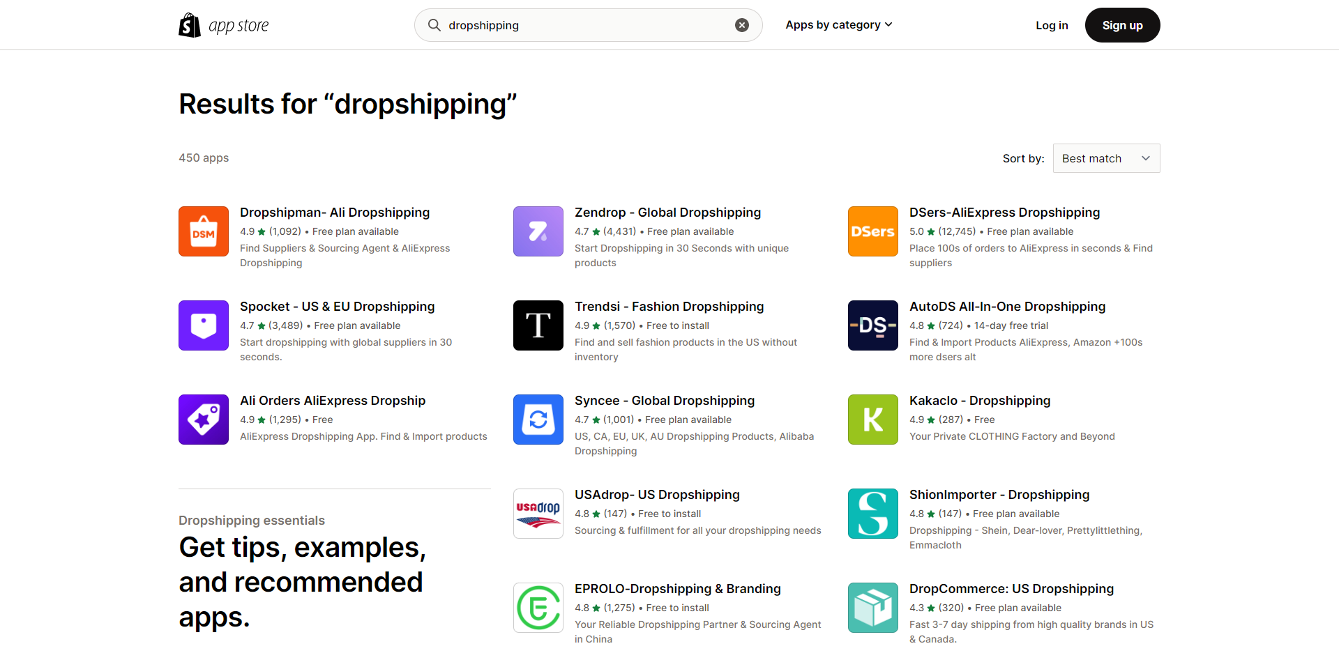 build-dropshipping-store-3-choose-dropshipping-apps-shopify-app-store